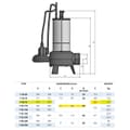 Pompe de relevage avec flotteur VORTEX F50.75.1A